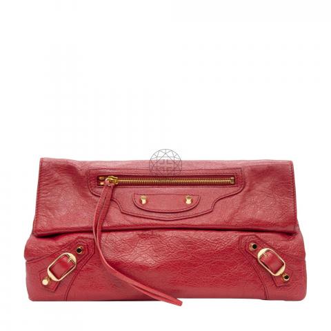 Balenciaga envelope sale clutch with strap